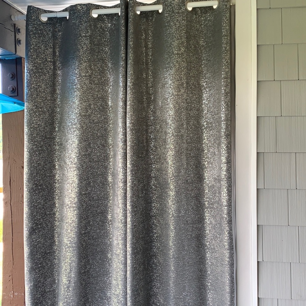 Two Kenzie curtains 96 in